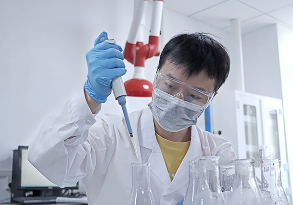 Scientist in laboratory